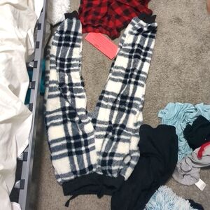 Cozy Plaid Fleece Pajama Pants